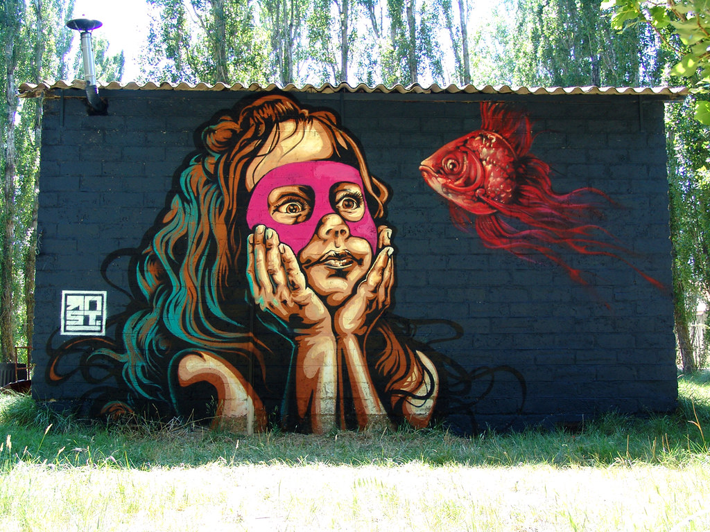 Detail Street Art Graffiti Artiste Nomer 44