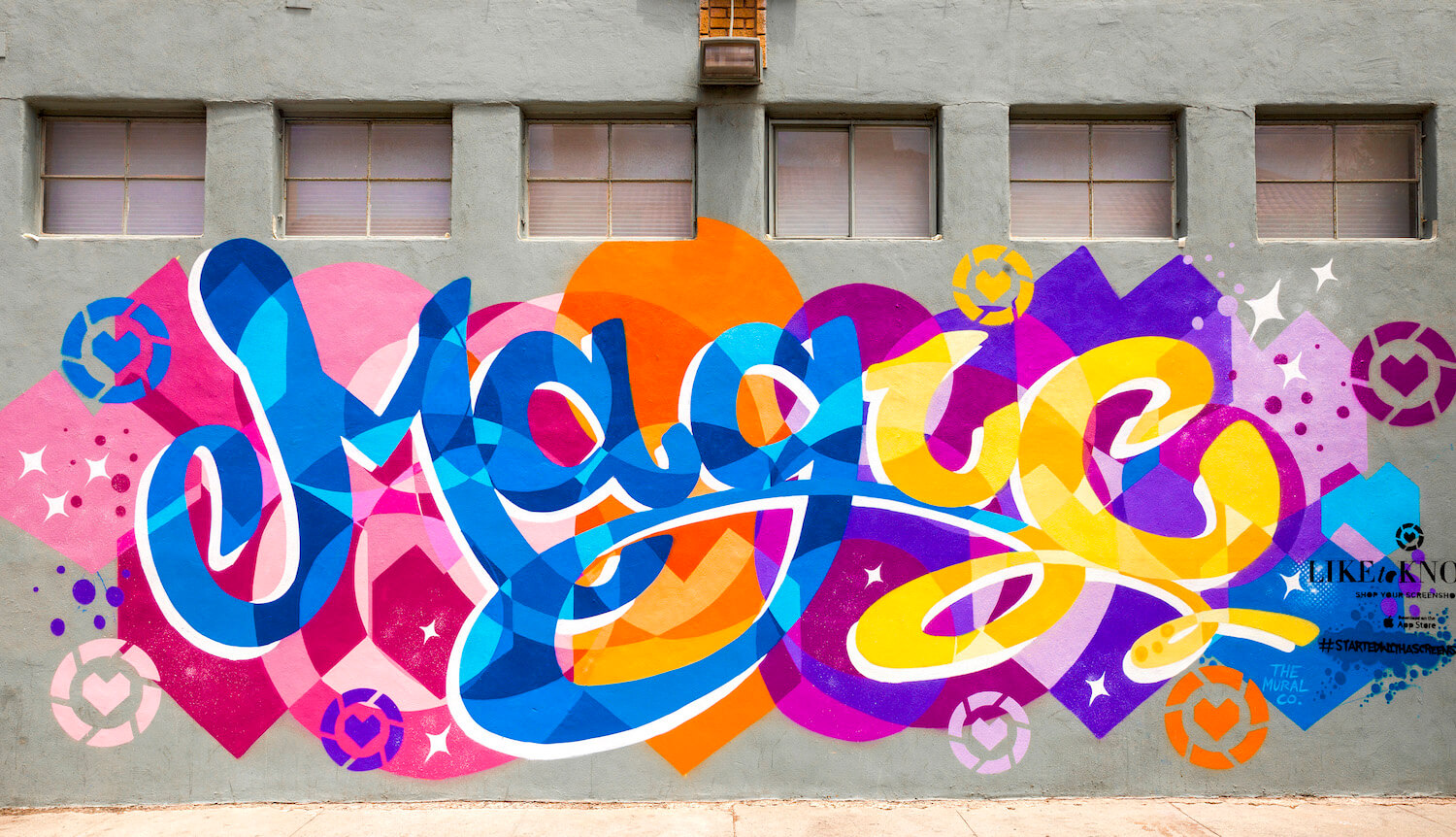 Detail Street Art Graffiti Mural Nomer 19