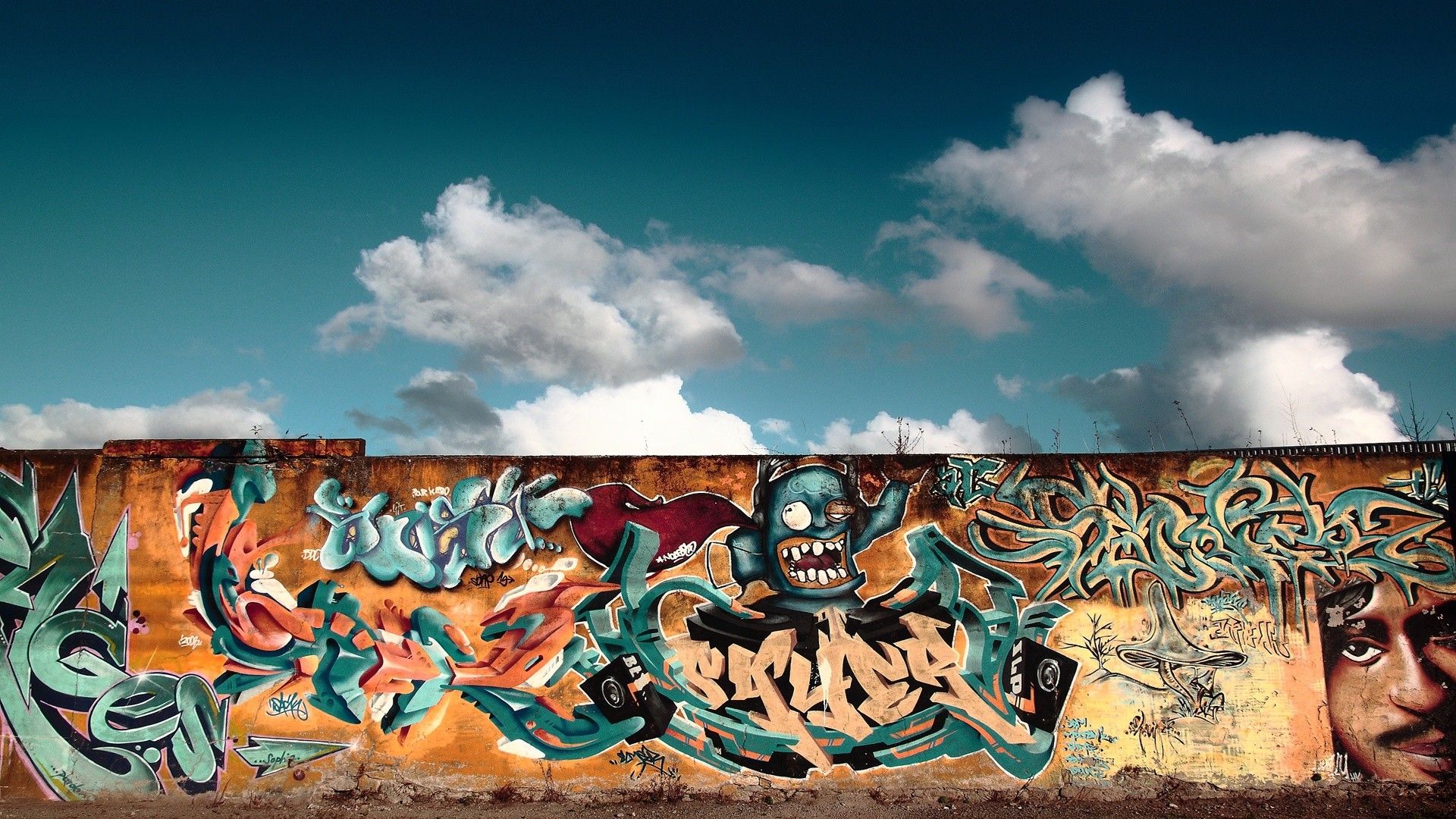 Detail Street Graffiti Wallpaper Nomer 33