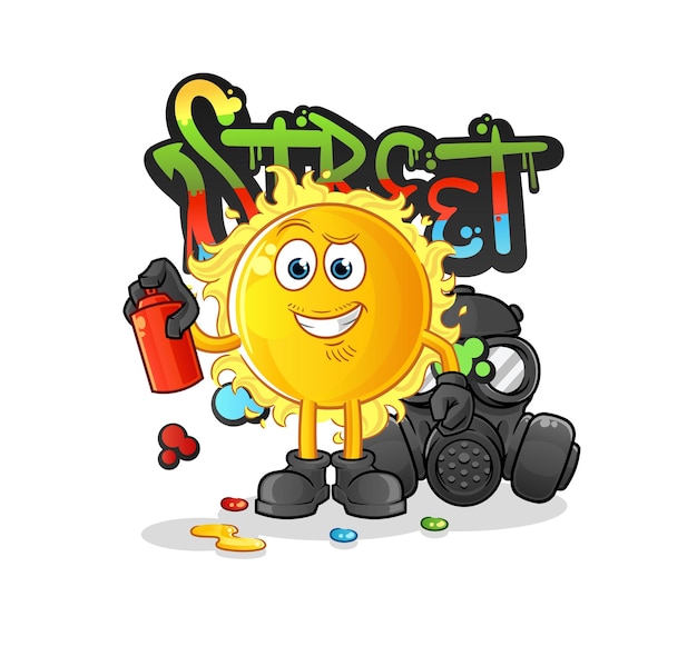 Detail Sun Graffiti Nomer 25