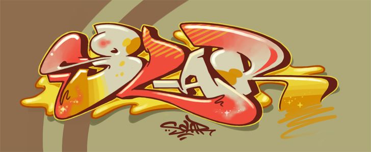 Detail Sun Graffiti Nomer 30