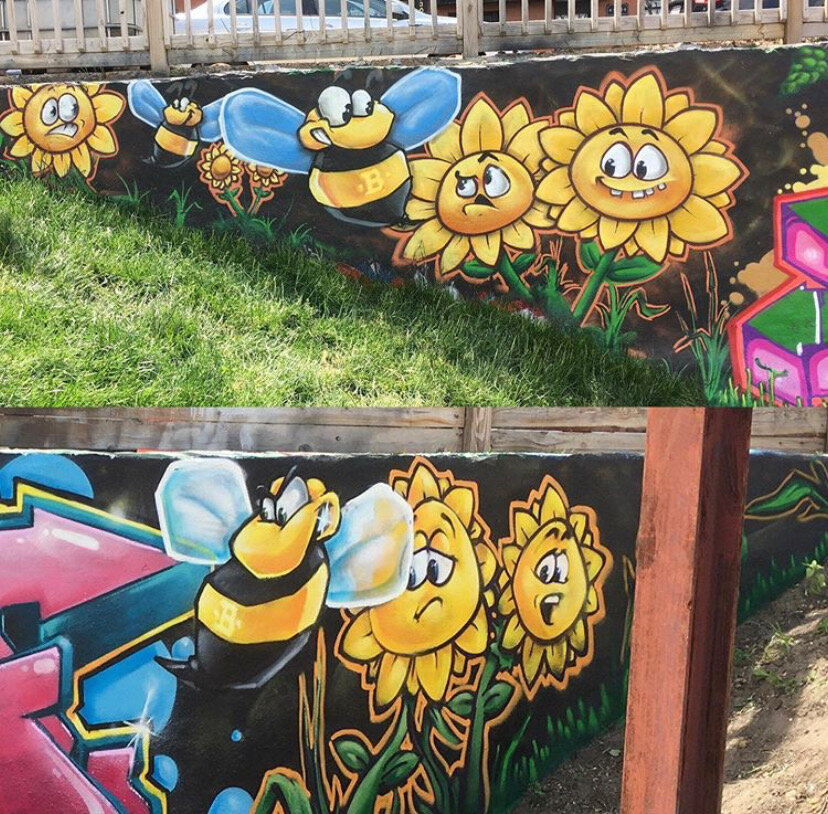 Detail Sunflower Graffiti Nomer 17