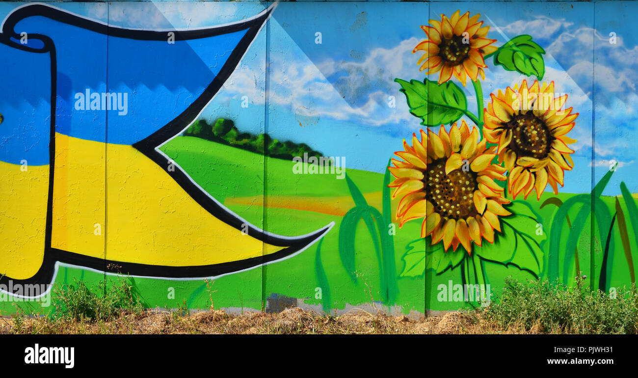 Detail Sunflower Graffiti Nomer 27