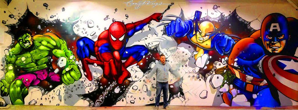 Detail Superhero Graffiti Nomer 5