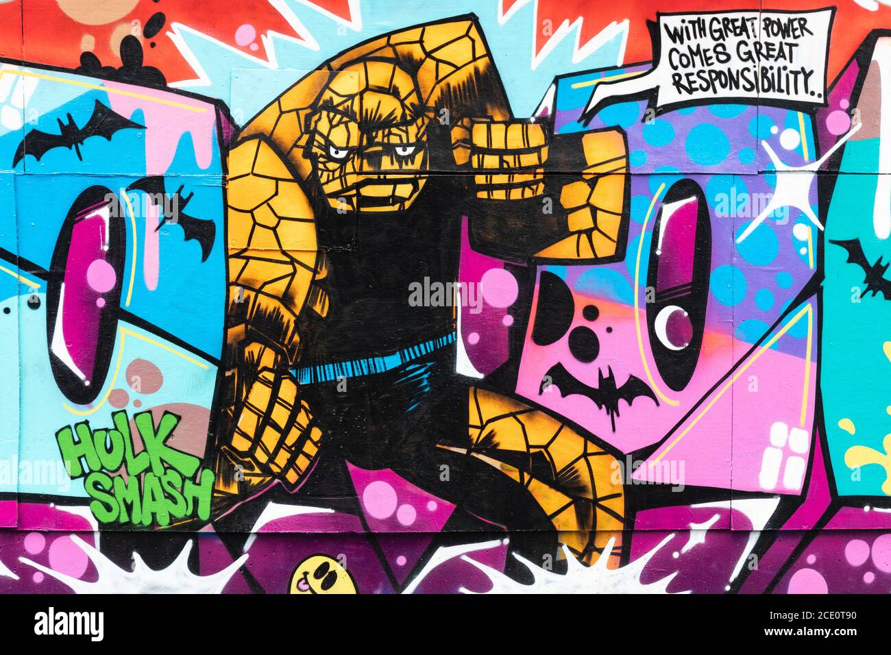 Detail Superhero Graffiti Wall Nomer 54
