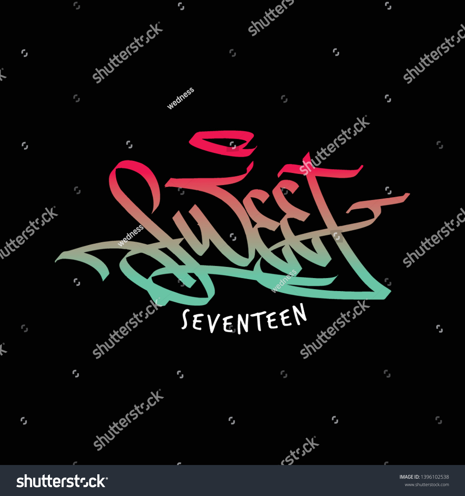 Detail Sweet Seventeen Graffiti Text Nomer 2