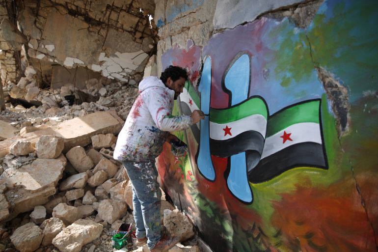 Detail Syrian Civil War Graffiti Nomer 39