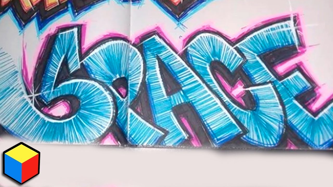 Detail Tag Graffiti Straight Edge Nomer 4