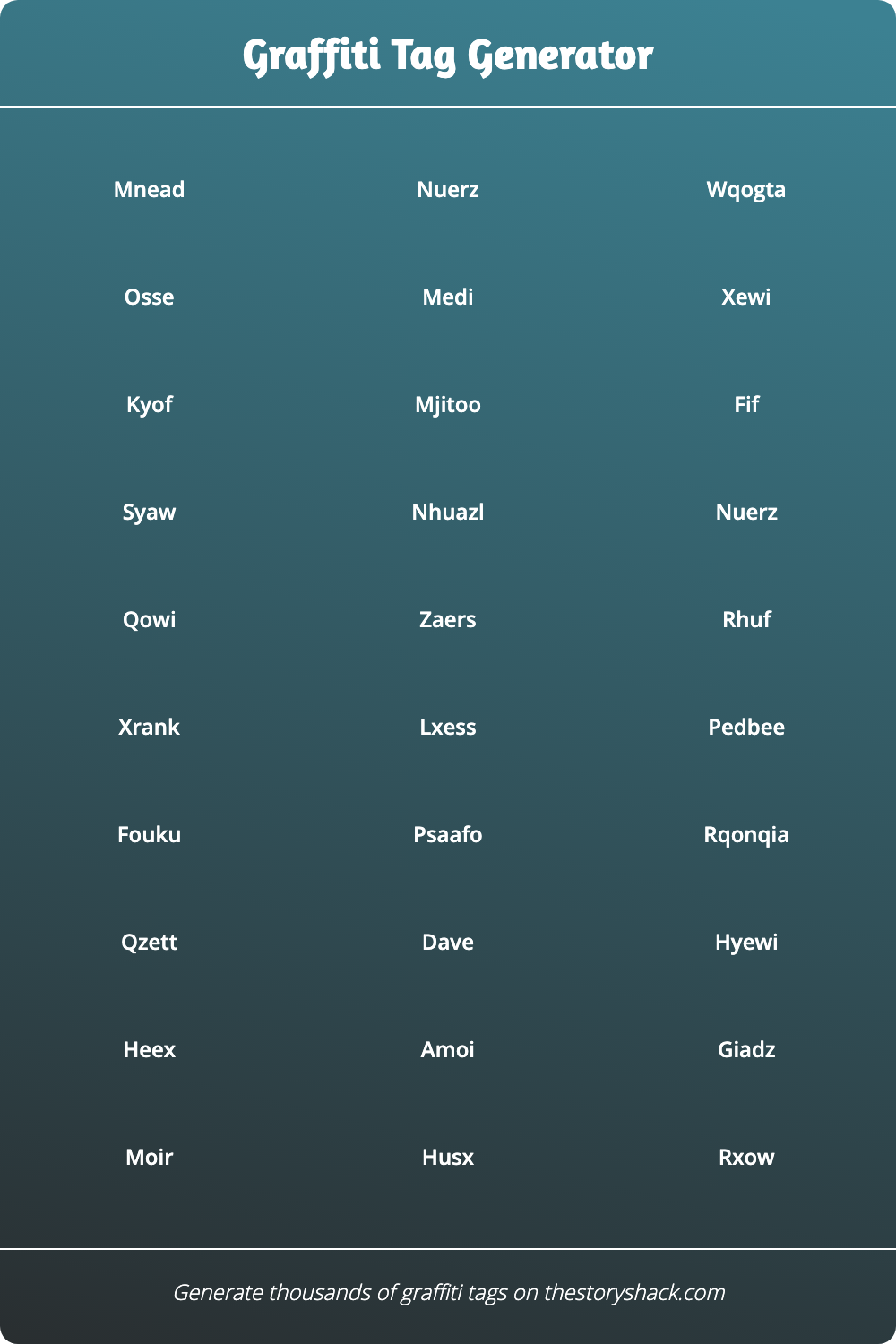 Tagging Names Graffiti Creator - KibrisPDR