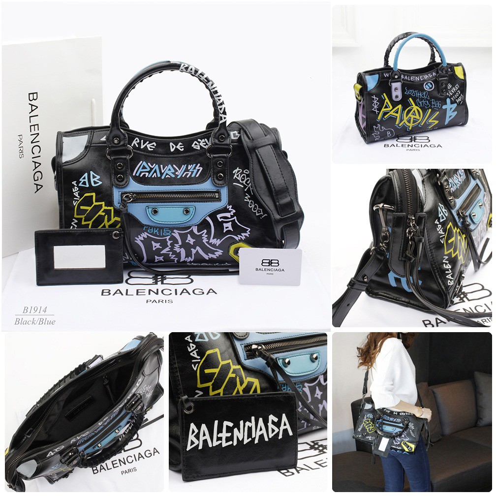 Detail Tas Balenciaga Graffiti Original Nomer 39