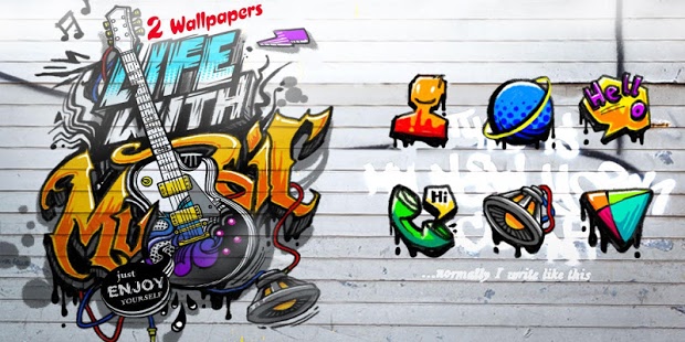 Detail Tema Go Launcher Graffiti Nomer 18