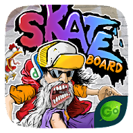 Detail Tema Keyboard Street Skate Graffiti Nomer 33