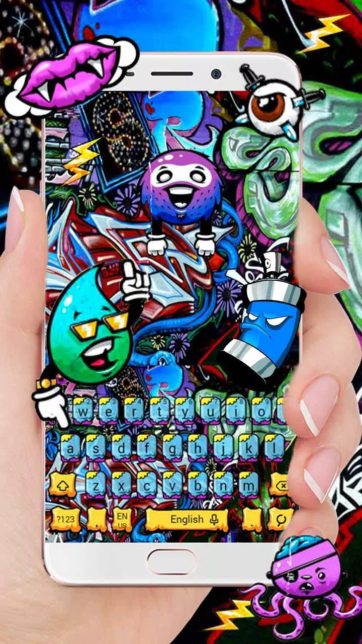 Detail Tema Keyboard Wall Graffiti Nomer 2