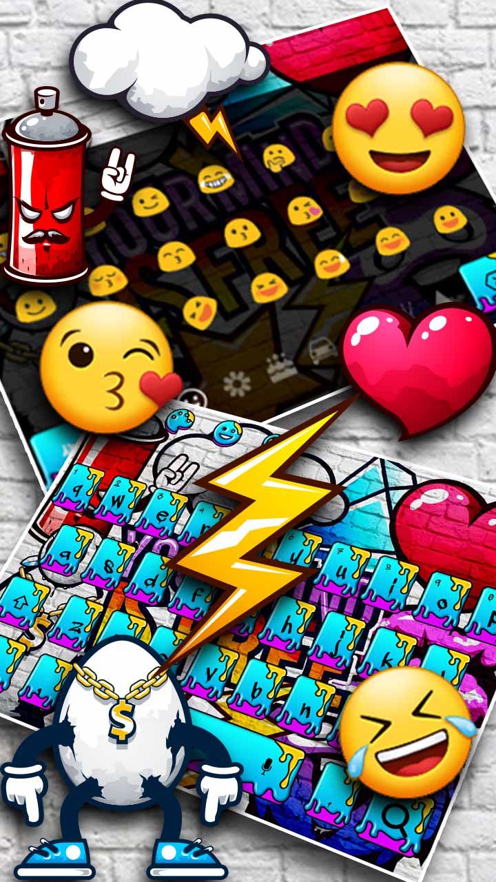 Detail Tema Keyboard Wall Graffiti Nomer 25