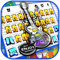 Detail Tema Keyboard Wall Graffiti Nomer 32