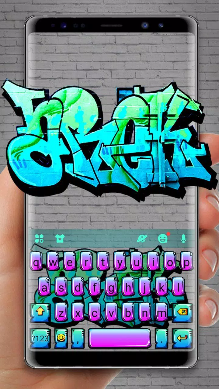 Detail Tema Keyboard Wall Graffiti Nomer 6