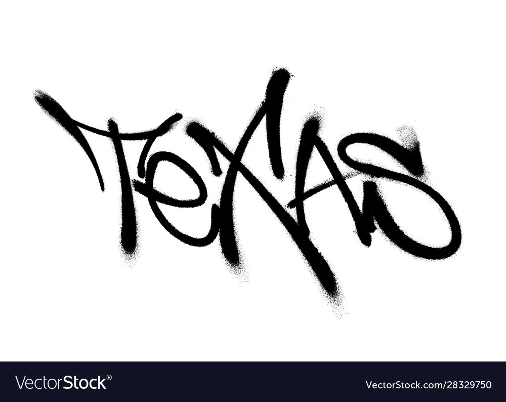 Texas Graffiti Tag - KibrisPDR