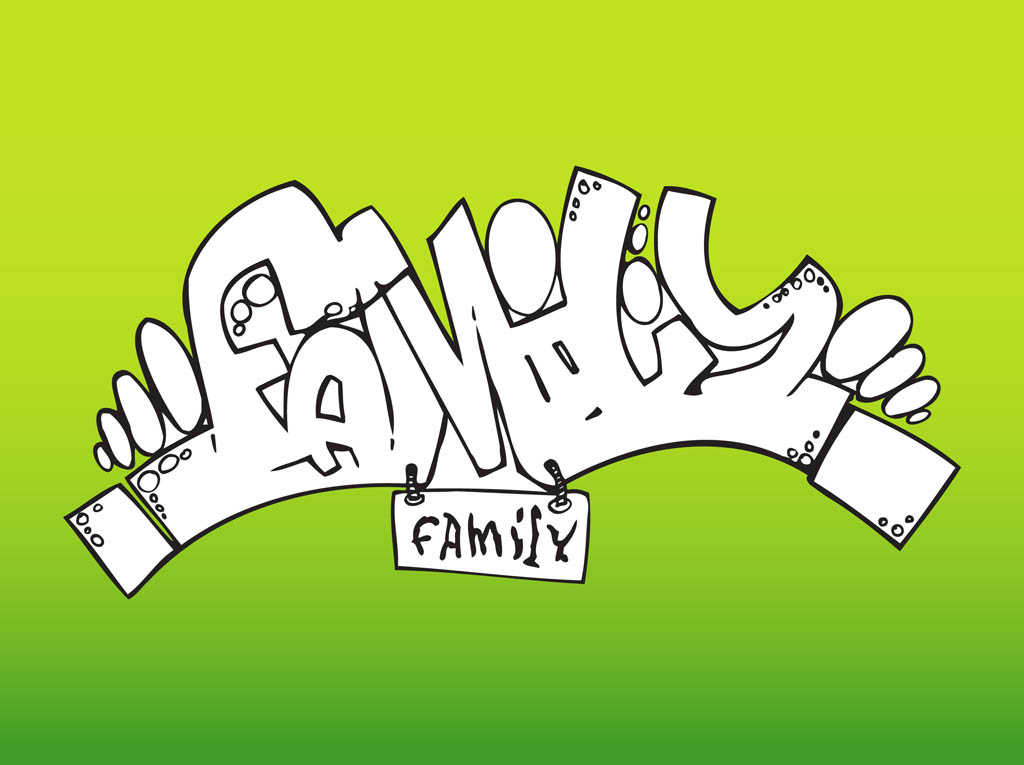 Detail The Big Family Graffiti Nomer 2