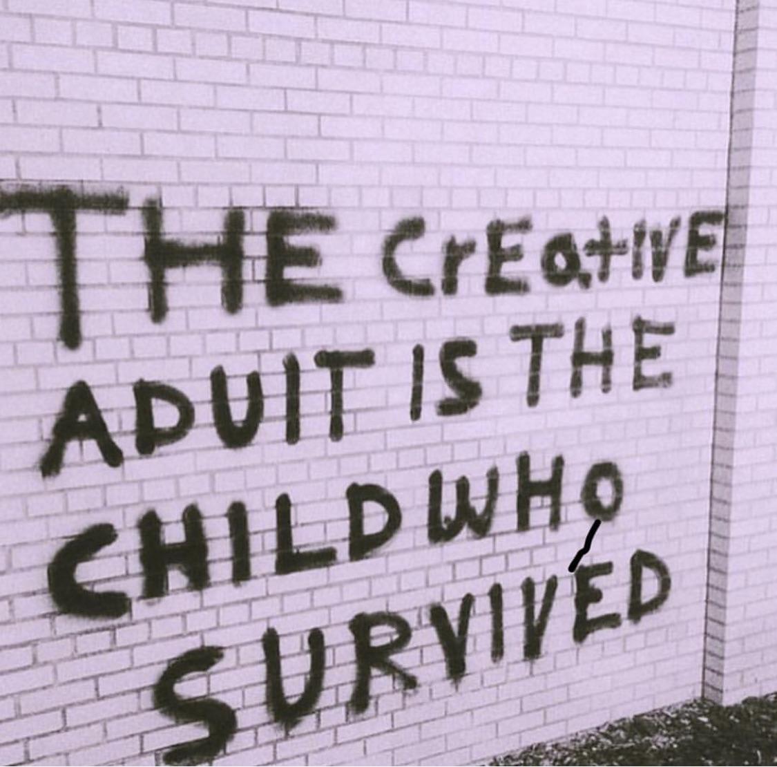 Detail The Creative Adult Is The Child Who Survived Graffiti Nomer 16