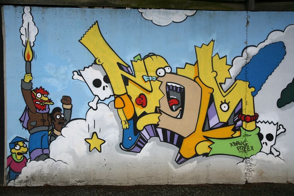 Detail The Simpsons Graffiti Nomer 15