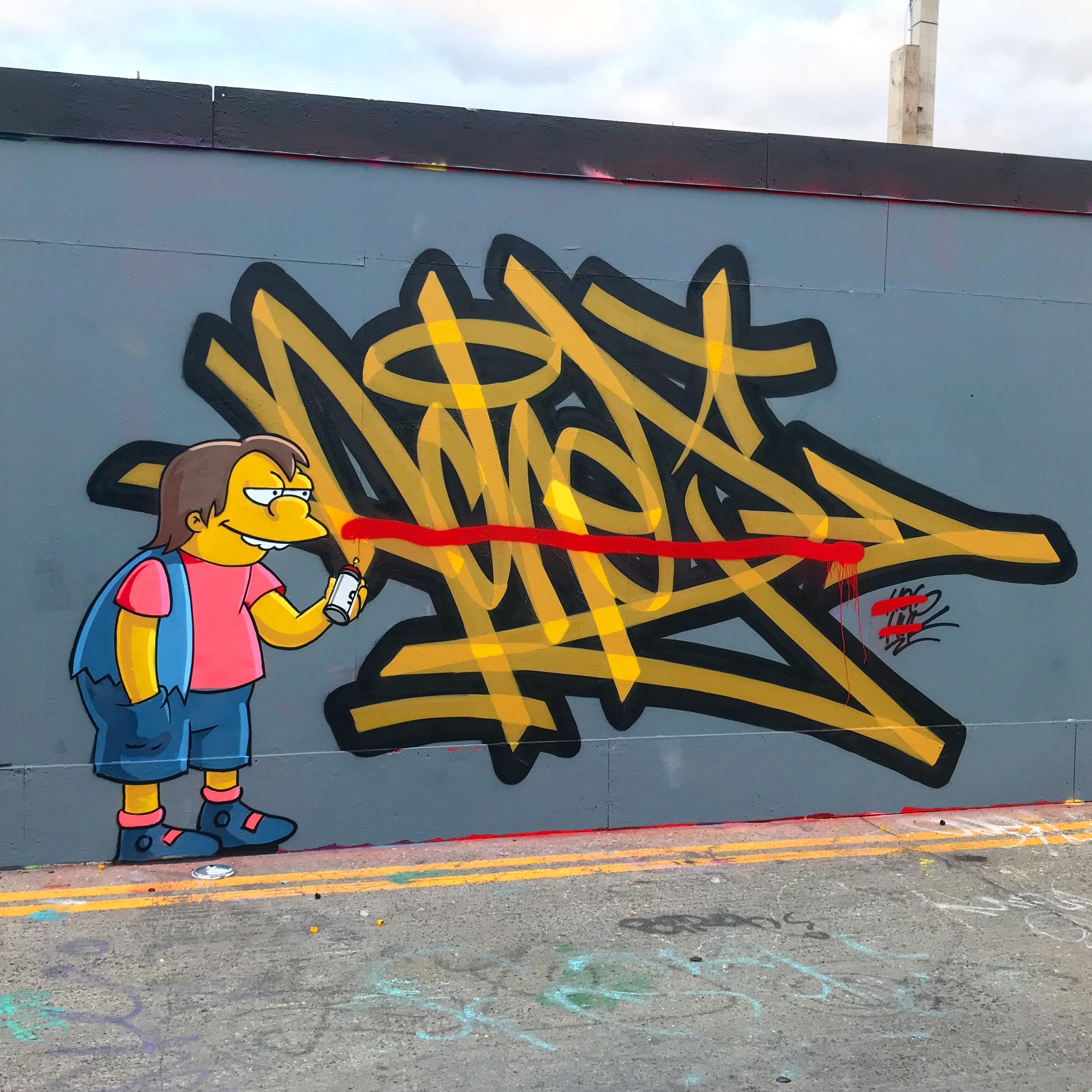 Detail The Simpsons Graffiti Nomer 29