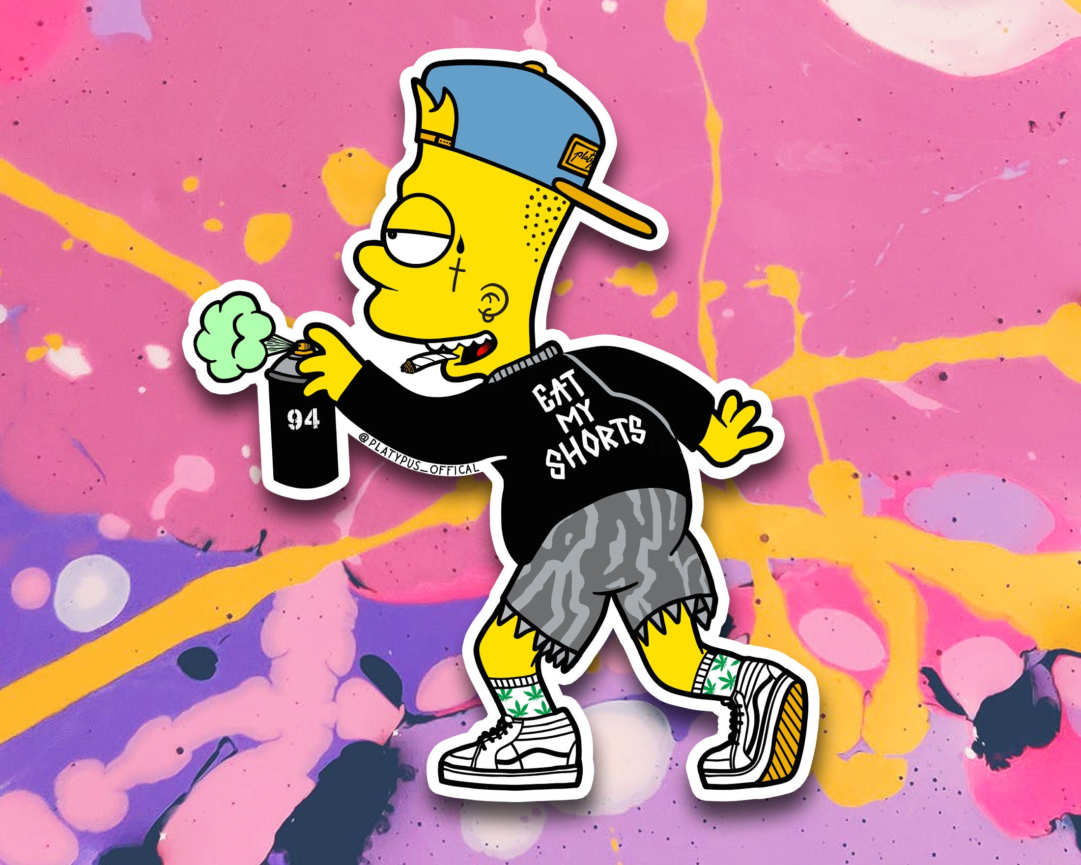 Detail The Simpsons Graffiti Nomer 47