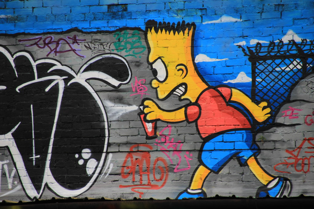 Detail The Simpsons Graffiti Nomer 48