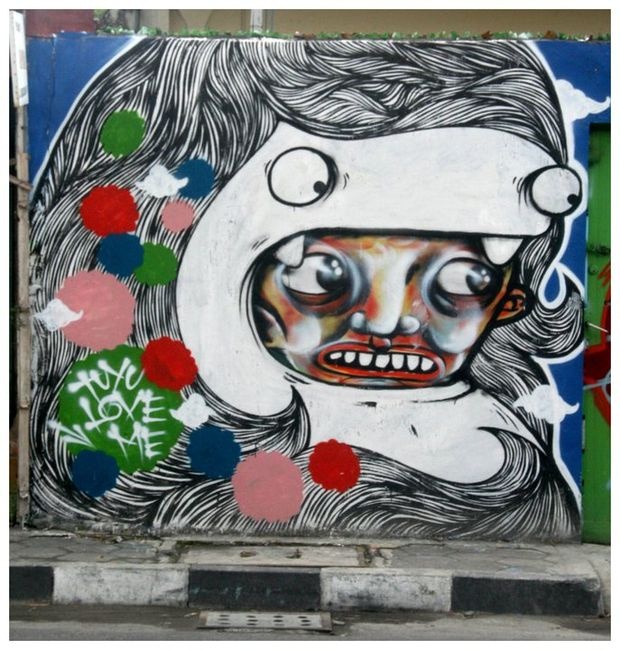 Detail Throw Ups Graffiti Yogya Nomer 13