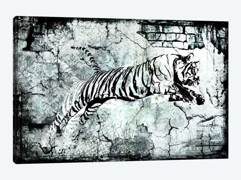 Detail Tiger Graffiti Art Nomer 26