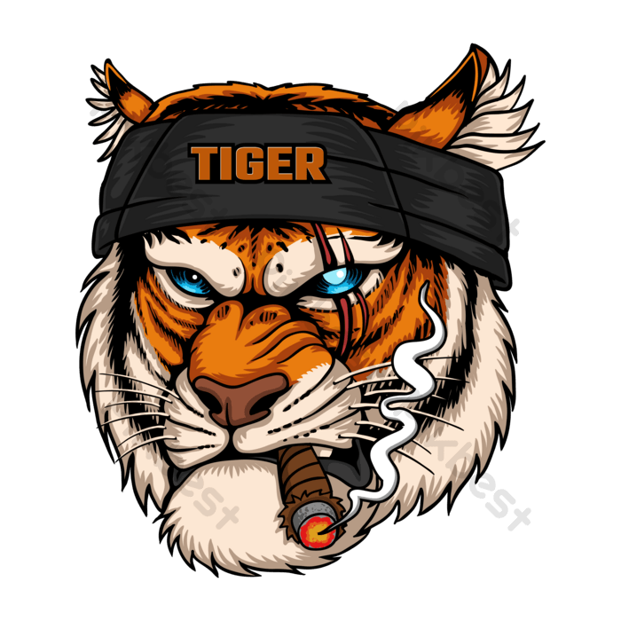 Detail Tiger Graffiti Cartoon Nomer 49