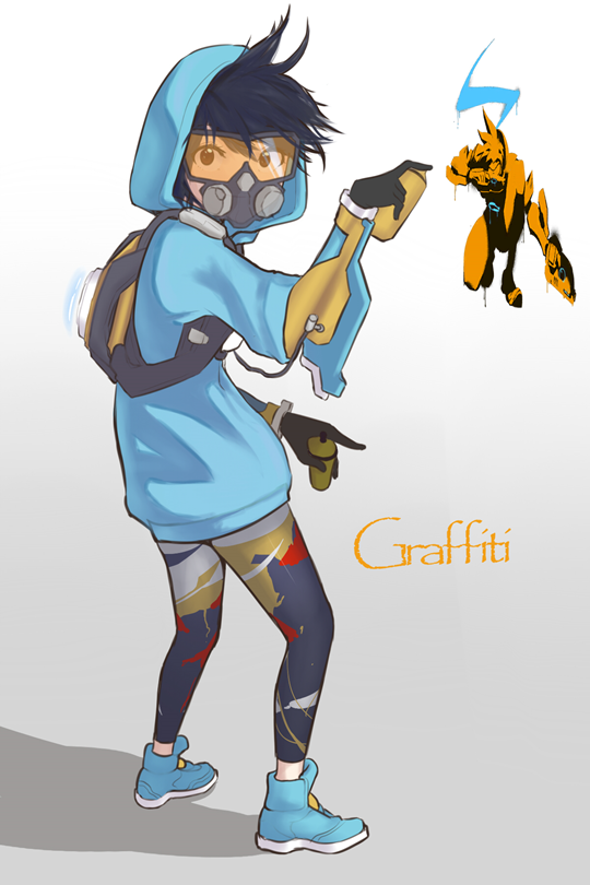 Detail Tracer Graffiti Fanart Nomer 5