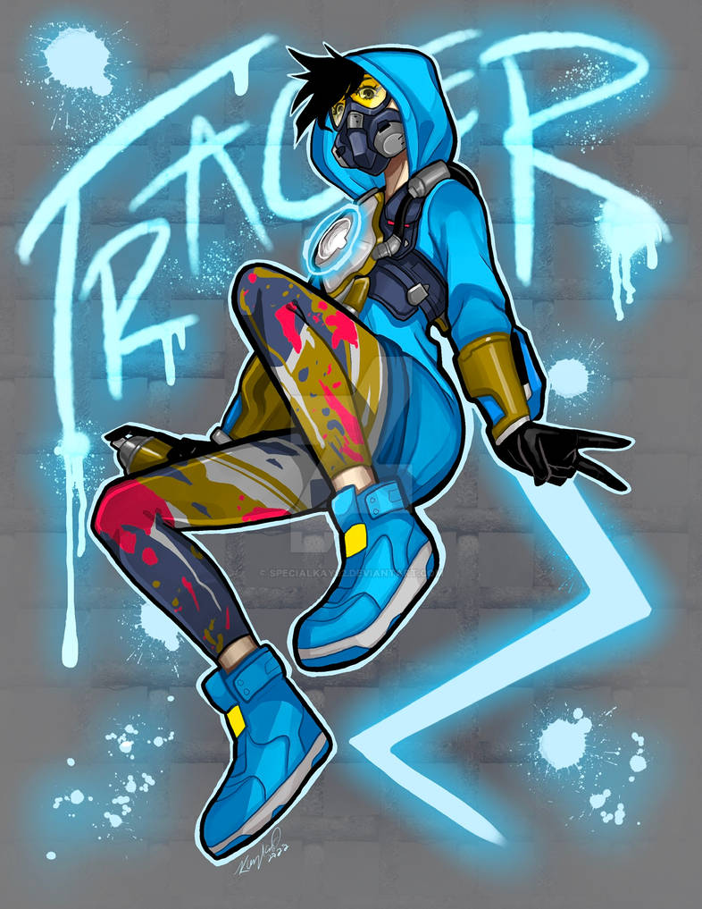 Detail Tracer Graffiti Fanart Nomer 39