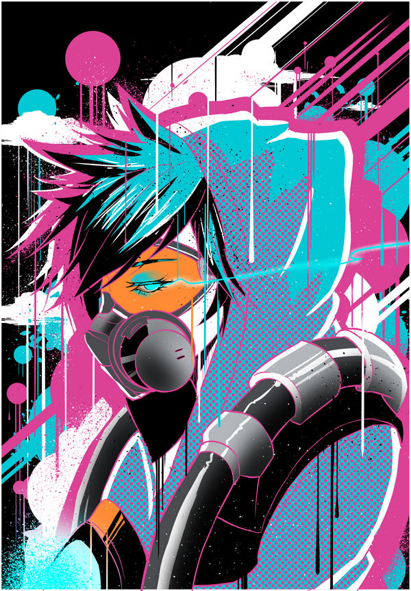 Detail Tracer Graffiti Fanart Nomer 45