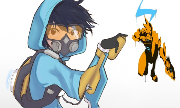 Detail Tracer Graffiti Fanart Nomer 55