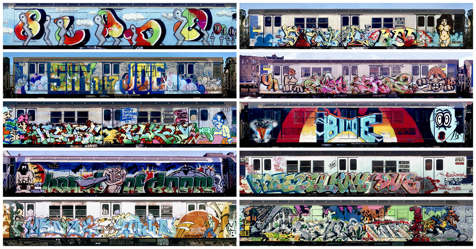 Detail Train Graffiti Art Nomer 11