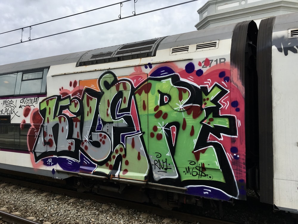 Detail Train Graffiti Art Nomer 13