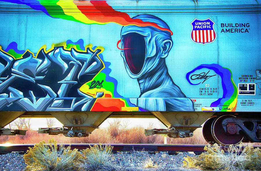 Detail Train Graffiti Art Nomer 18