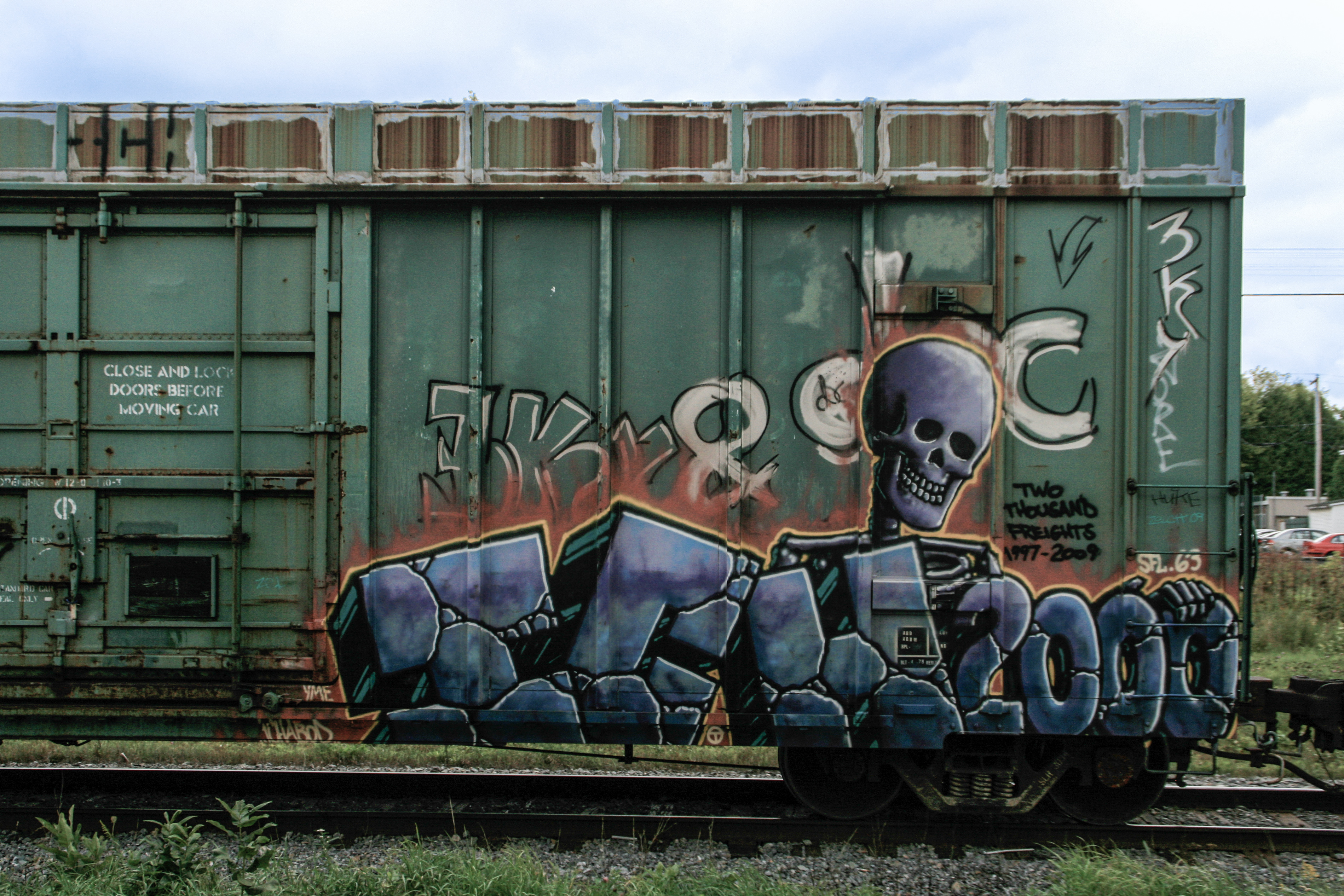 Detail Train Graffiti Art Nomer 19