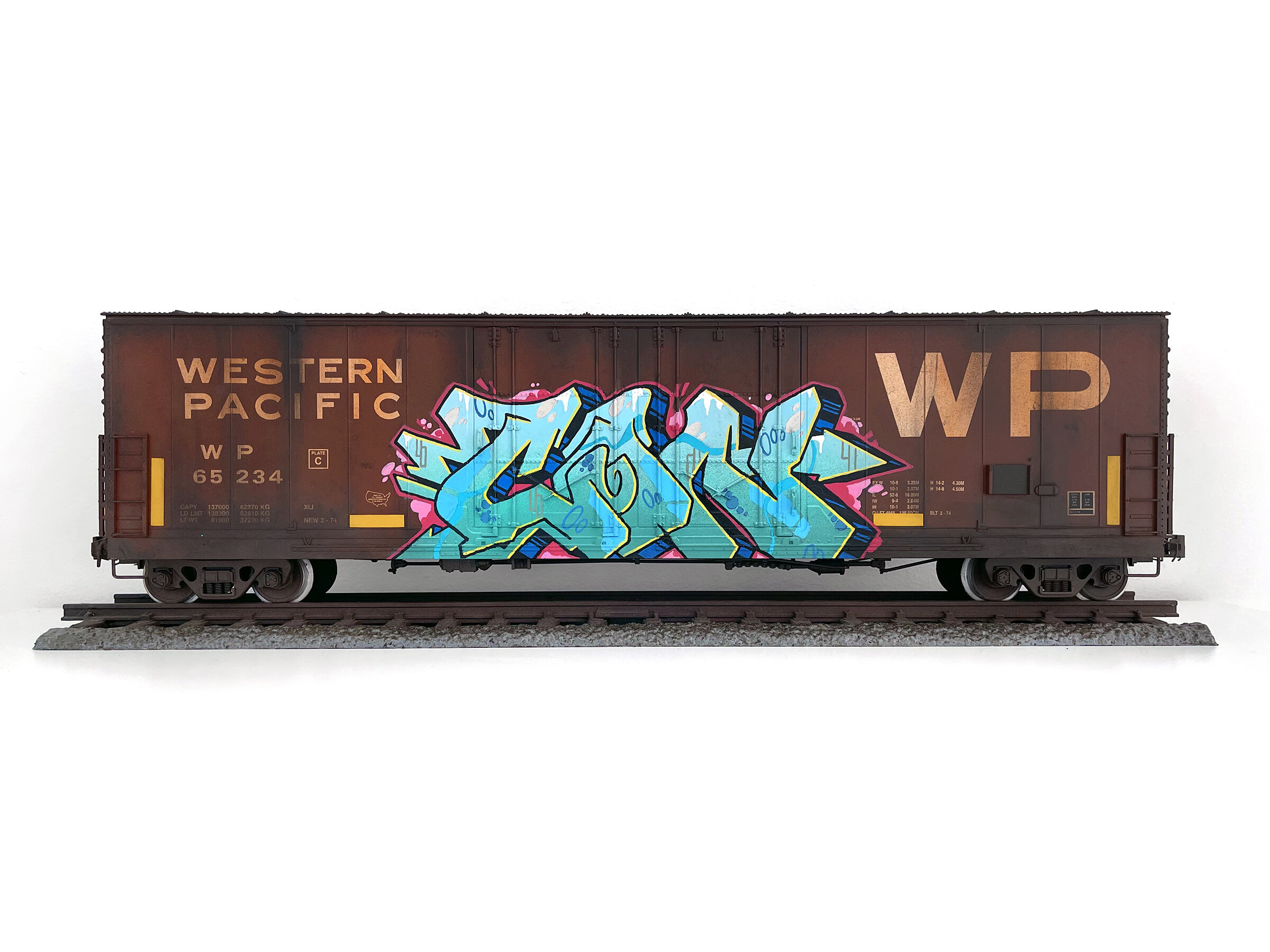 Detail Train Graffiti Art Nomer 29