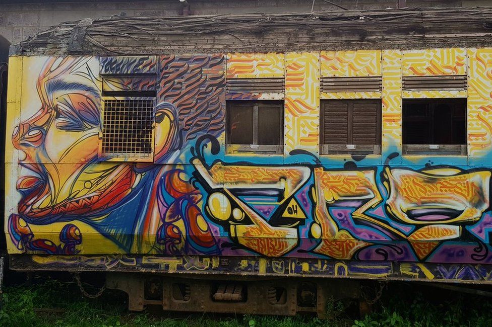 Detail Train Graffiti Art Nomer 31