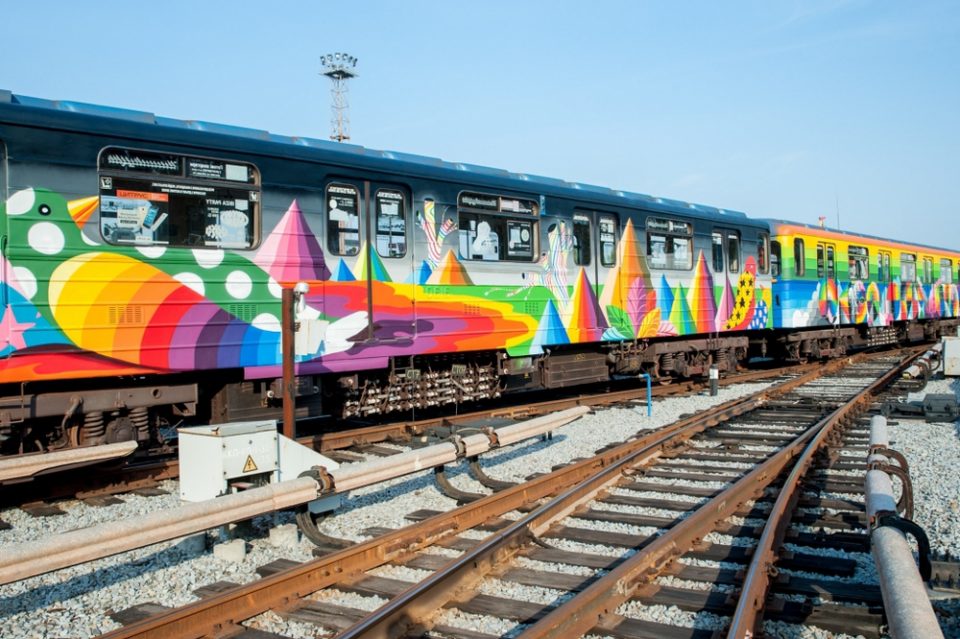 Detail Train Graffiti Art Nomer 32