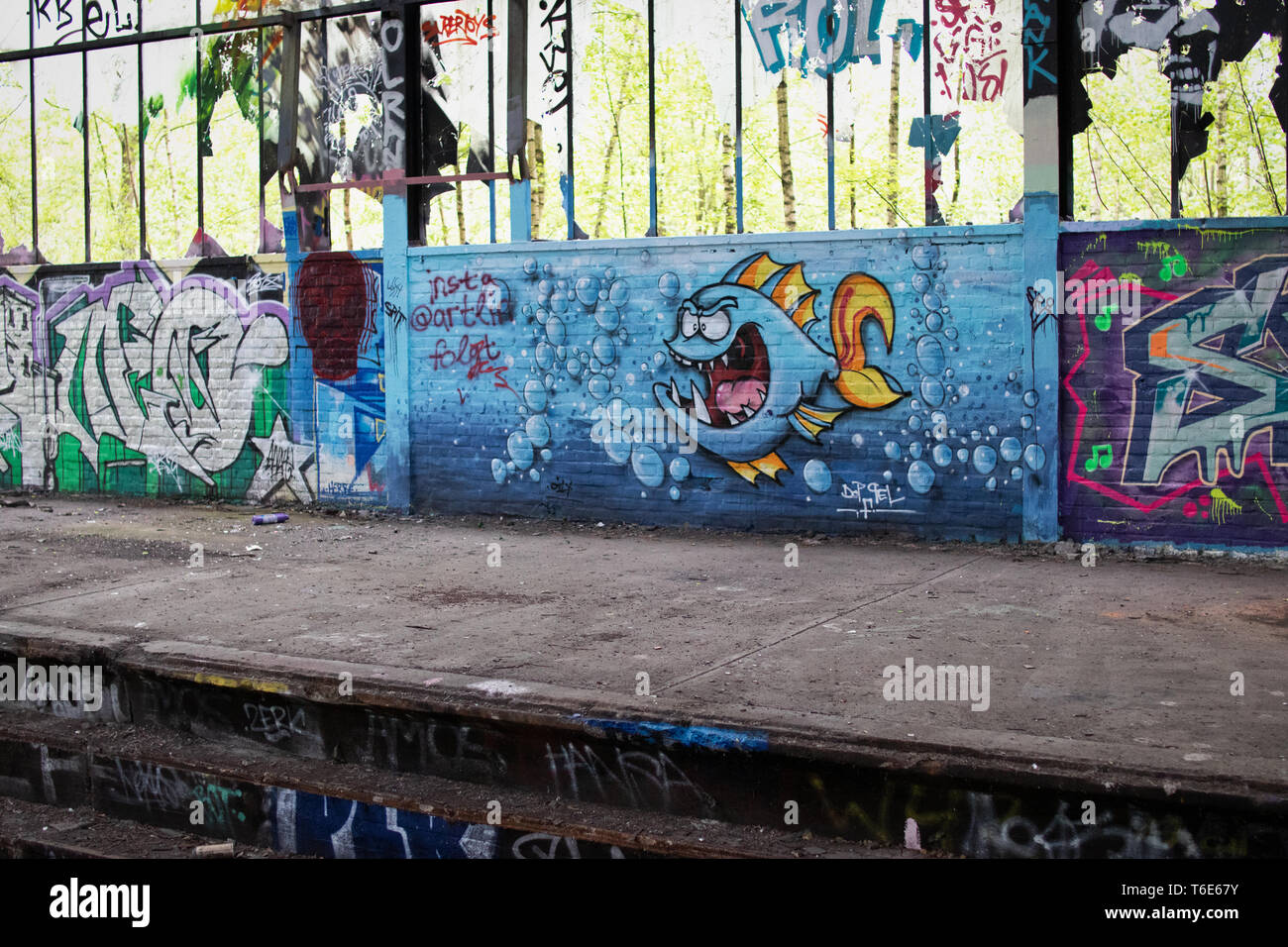 Detail Train Graffiti Art Nomer 38