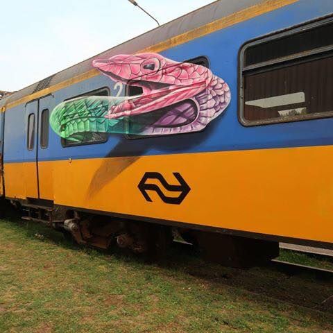 Detail Train Graffiti Art Nomer 44