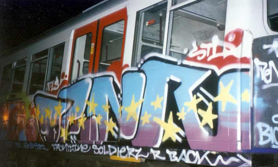 Detail Train Graffiti Front View Nomer 11