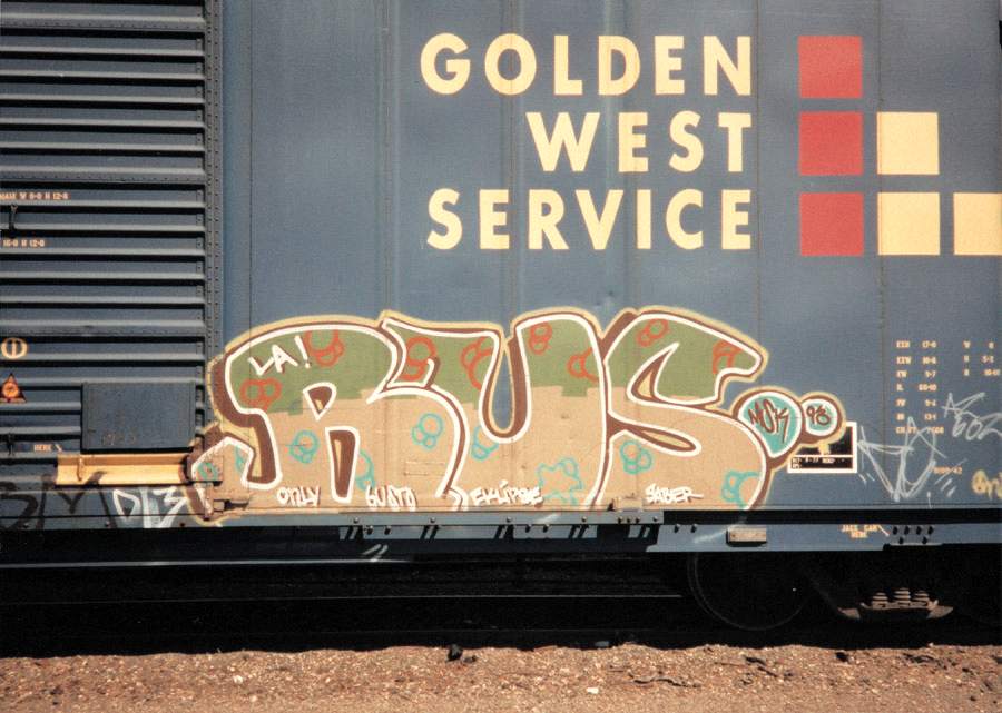 Detail Train Graffiti Front View Nomer 15