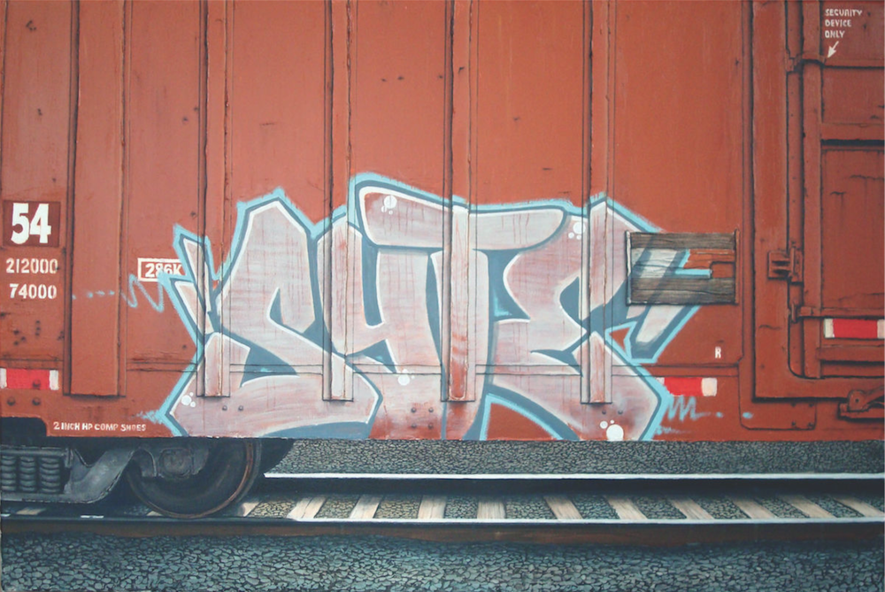 Detail Train Graffiti Front View Nomer 17