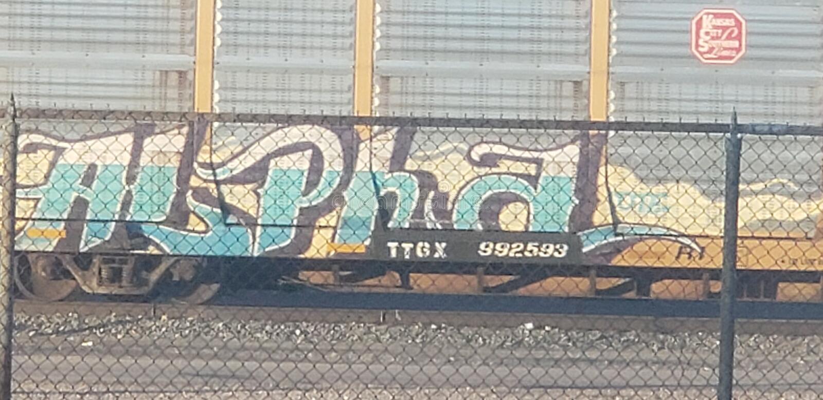 Detail Train Graffiti Front View Nomer 20