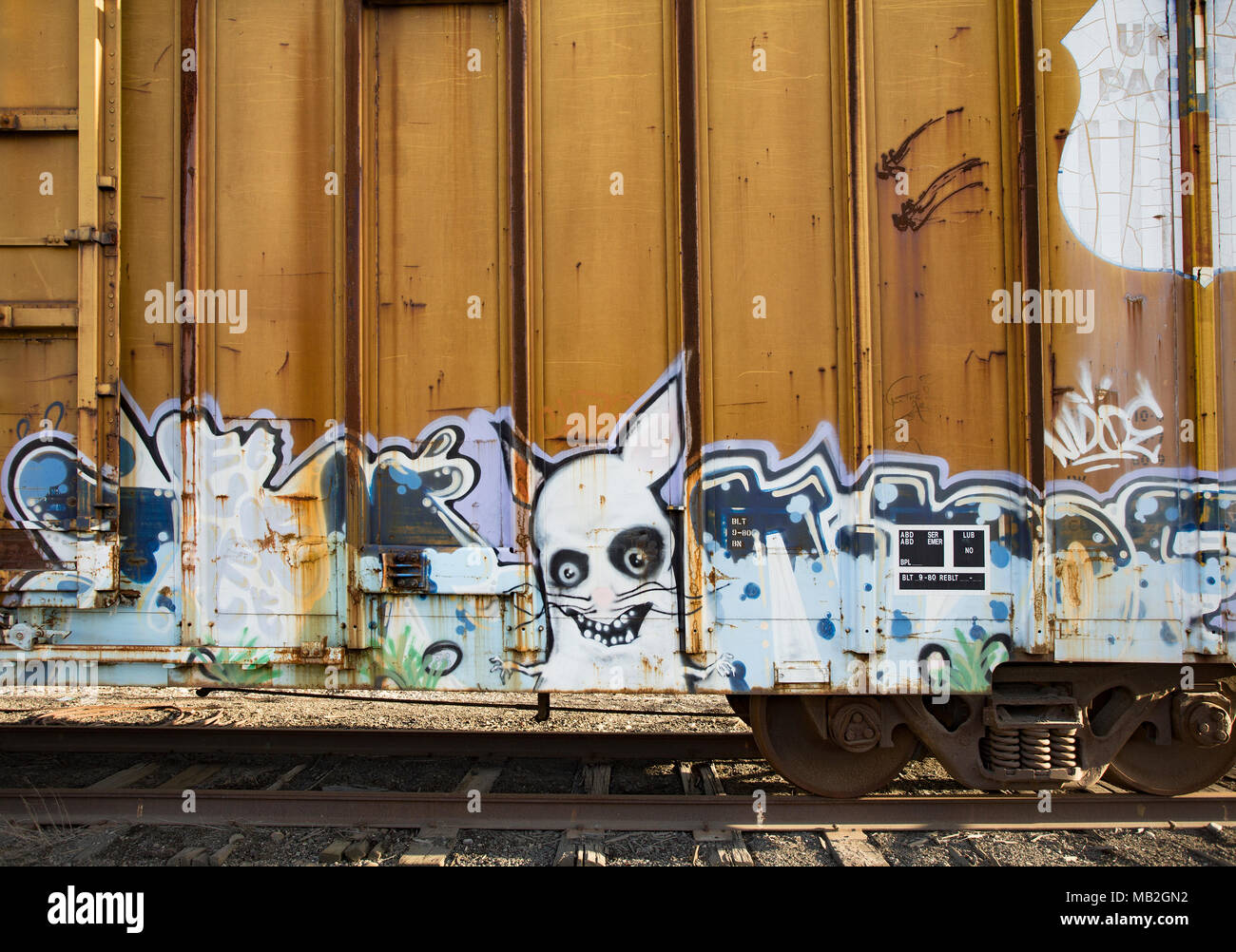 Detail Train Graffiti Front View Nomer 29