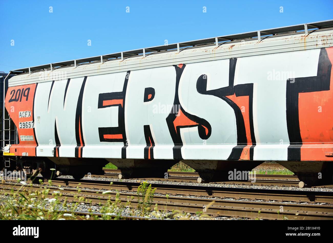 Detail Train Graffiti Front View Nomer 33