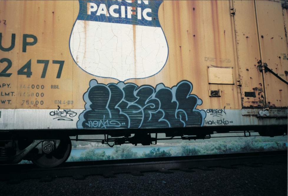 Detail Train Graffiti Front View Nomer 39